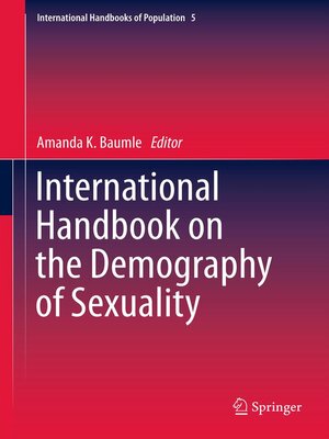 cover image of International Handbook on the Demography of Sexuality